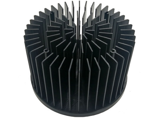 ISO9001 Anodowany radiator kuty na zimno 60-65 watów do oświetlenia sufitowego