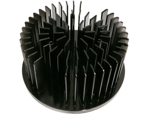 Okrągły radiator z antykorozją, praktyczny radiator z wytłaczanego aluminium LED