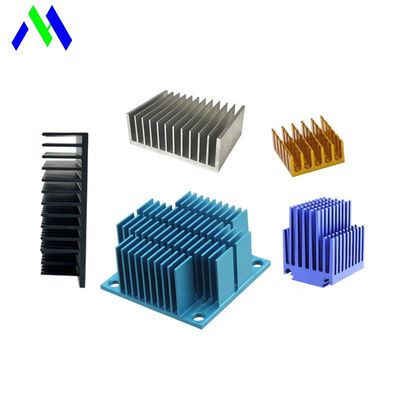 Kwadratowy uniwersalny anodowany radiator, antykorozyjny radiator CNC