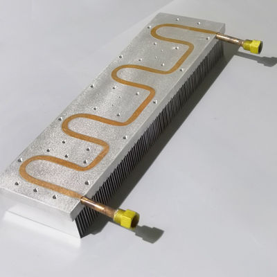 Enbeded Miedziany Radiator Elektroniczny Radiator IGBT Do Chłodzenia Wodnego
