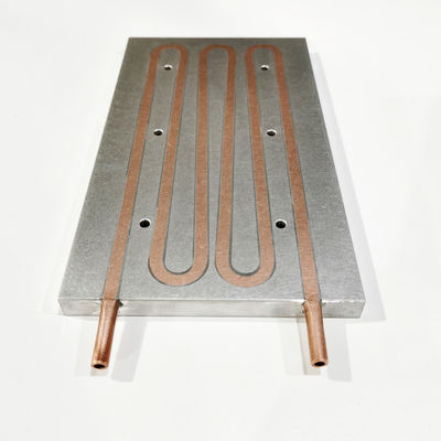 Aluminiowy radiator chłodnicy z miedzianej rurki 120x12x210mm Trwały