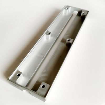 Piaskowanie Aluminiowe części do frezowania CNC Srebrne anodowane Trwałe